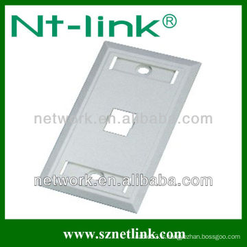 US Type Single Port Network RJ45 Faceplate 70 * 115mm